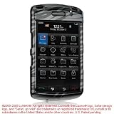 3-Piece Bundle - Premium Designer Hard Crystal Snap-on Case for Blackberry Storm 9500/9530 Case - Cool Black Zebra Print + Screen Protector + Belt Clip