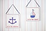 My Baby Sam 3 Piece Ahoy Mate Wall Art