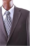 Men's 2 Button Luxury 100% Silk Wool Cashmere Brown Sport Coat, New For The Season!!