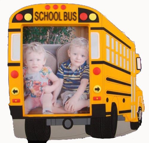 School Bus Photo Frame