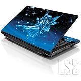 LSS 15 15.6 inch Laptop Notebook Skin Sticker Cover Art Decal Fits 13.3" 14" 15.6" 16" HP Dell Lenovo Apple Asus Acer Compaq (Free 2 Wrist Pad Included) Cinderella with Wings