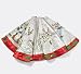 Department 56 Krinkles Dash Away Collection 52 Christmas Tree Skirt #85459