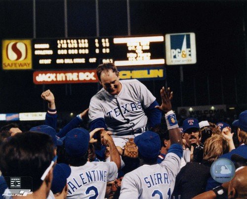 Nolan Ryan Texas Rangers 8x10 Photo (6th No Hitter Celebration)