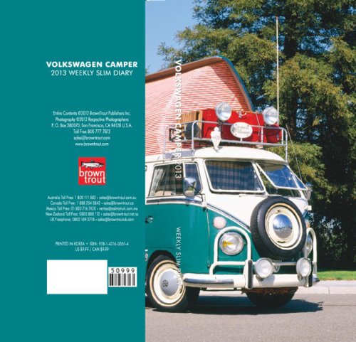 Volkswagen Camper Slim Diary 2013 Calendar