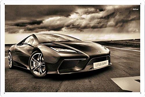 Vehicle Automobile Motor Car 5878 Lotus Esprit Tin Sign Metal Poster Plate (20x30cm) By Auto TinSign