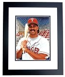Juan Gonzalez Autographed/Hand Signed Texas Rangers 8x10 Photo BLACK CUSTOM FRAMED