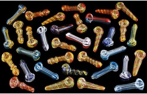 Hand Blown Glass Incense Burners (4) 3" And (1) 4 1/4" Set Of 5