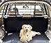 Zone Tech Universal Pet Barrier - Adjustable Mounted Headrest Barrier for Pet Automotive Safety