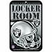 NFL Oakland Raiders 11-by-17-Inch Locker Room Sign