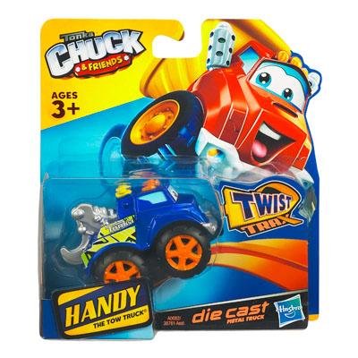 Tonka CHUCK & Friends Twist Trax Diecast HANDY [Blue TOW Truck]