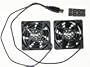 Coolerguys Dual 80mm USB Cooling Fans