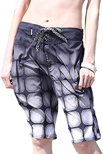 Swim Trunks Shorts Women GUYBOND Gray LL