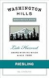 2014 Washington Hills Late Harvest Riesling, Washington 750 mL