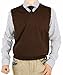 Luciano Natazzi Mens Sweater Vest Classic Fit V-Neck Pullover Fine Cotton
