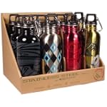SubZero Print Series 750ml (25oz) Stainless Steel Water Bottle - Color: Gold Floral