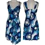 LA BELLE Stretch Handkerchief Dress w/ Beads