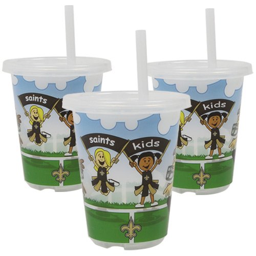 New Orleans Saints To-Go Sippy Cup 3-Pack