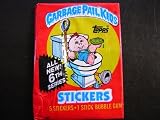 Topps Garbage Pail Kids Trading Cards 6th Series 6 Unopened Wax Booster Pack