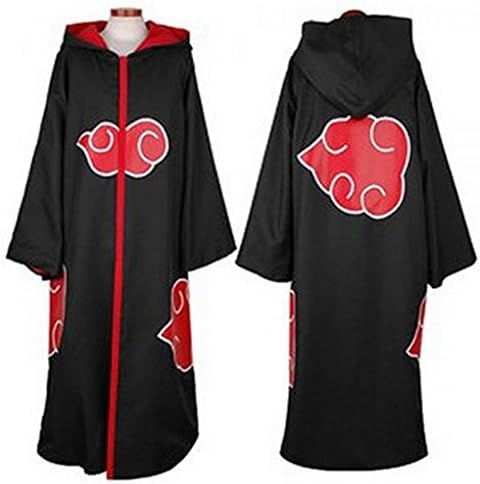 Mlianby Unisex-adult Naruto Anime Cosplay Costume Cloak Uniform (Hooded Cloak ) M