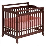 Emily Mini 2-in-1 Convertible Crib in Espresso