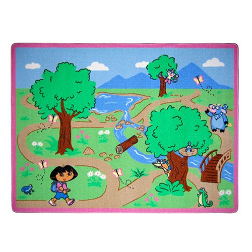 Dora the Explorer Adventure Game Rug (purple)