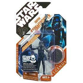 Star Wars 30th Anniversary Saga 2007 Legends Action Figure Shadow Stormtrooper by Hasbro