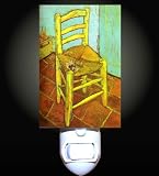 Chair with Pipe by Van Gogh Decorative Night Light