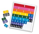 Learning Resources Rainbow Fraction Tiles with Tray