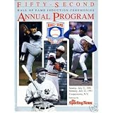 1991 Sporting News Baseball Hall of Fame HOF 52nd Official Annual Program