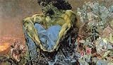 Graduation Gift. Russian Fine Art Print. Mikhail Vrubel, Demon.