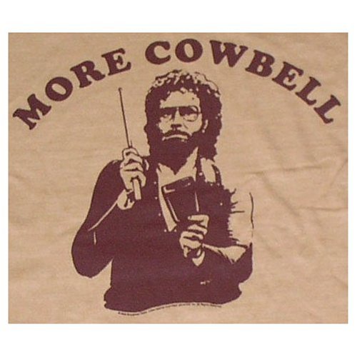 More Cowbell SNL Will Ferrell T-shirt (Men's Khaki)