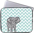 Elonbo 13-Inch Fashion Cute Cartoon Elephant Neoprene Laptop Soft Sleeve Case Bag Pouch Cover for 13.3" Macbook Pro / Air HP Dell Acer