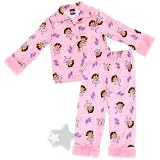 Dora the Explorer Panne Coat-Style Pajamas for Girls