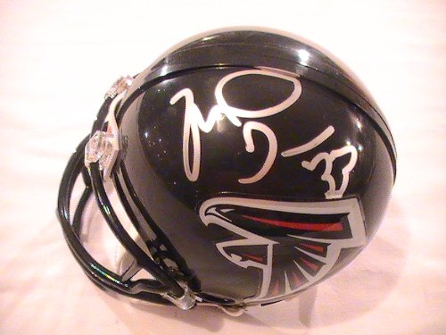MICHAEL TURNER SIGNED AUTOGRAPHED MINI HELMET ATLANTA FALCONS COA + HOLOGRAM