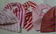 Premier Baby Bandana Bibs GIRLS (mixed colours) x 5 PACK