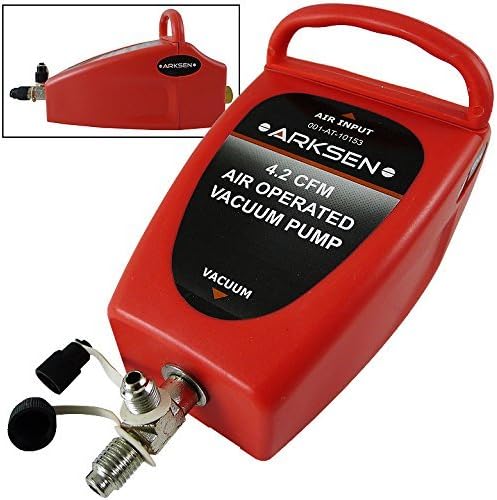 Pneumatic 4.2CFM Air Operated Vacuum Pump A/C Air Conditioning System Tool Auto by Onebigoutlet