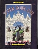 Official Game Program Super Bowl XXII in San Diego-Washington Redskins vs Denver Broncos