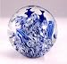 Double Dolphin Over Coral Bed in Round Paperweight New