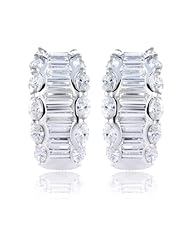 Diamond 14k White Gold Earrings