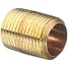 Anderson Metals Red Brass Pipe Fitting, Nipple, NPT Male