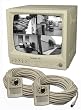 SECURITY LABS SLM424B Refurbished BandW Quad Observation System with 2 Outdoor Cameras and 12-Inch Monitor