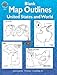Blank Map Outlines, United States and World, Grades 3 - 6