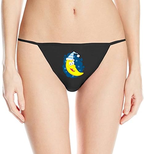 QUURTY Women's Sexy Moon Baby Lingerie Underwear Black Small