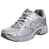  : Saucony Women's Grid Cohesion NX Running Shoe,Silver/Pink,5 M