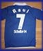 SCHALKE 04 HOME RAUL 7 (EX REAL MADRID) FOOTBALL SOCCER JERSEY X-LARGE
