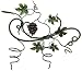 22" Wide Grape Vine Metal Wine Holder Wall Mount 22" Wide Grape Vine Metal Wine Holder Wall Mount