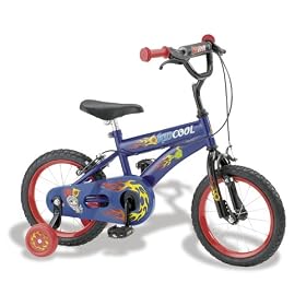 KidCool Samy Boy's Bike - 14-Inch, Blue