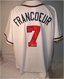 Jeff Francoeur Autographed/Hand Signed Atlanta Braves white Baseball Jersey