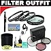 Deluxe 7 Piece Filter Kit Which Includes A +1 +2 +4 +10 Close-Up Macro Filter Set with Pouch + High Resolution 3-piece Filter Set (UV, Fluorescent, Polarizer) + 6-Piece eluxe Cleaning Kit + Lens Adapter Tube (If Needed) + Lenspen + Lens Cap Keeper + DB ROTH Micro Fiber Cloth For The Fujifilm FinePix H35 EXR(H35EXR), HS50 EXR (HS50EXR) Digital Camera