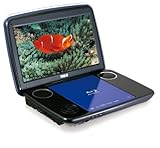 RCA BRC3108 10-Inch Portable Blu-ray Player, Blue/Black
